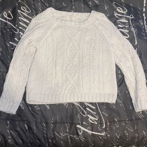 Cable knit sweater
